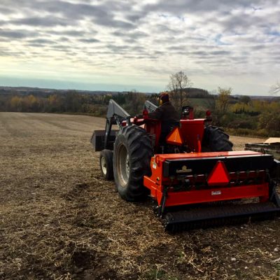 seed drill installation